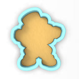 Leprechaun Lifting Weights 1 Cookie Cutter | Stamp | Stencil - SHARP EDGES - FAST Shipping - Choose Your Own Size! #1