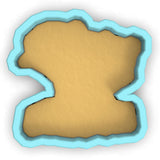 a cookie shaped like the shape of the letter s