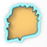 a cookie cutter shaped like a map of the united states