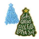 Little Full Lotta Sap Cookie Cutter | Stamp | Stencil #2 Xmas / Winter / NYE Cookie Cutter Lady MINI - 2 Inches (5cm) Stamp ONLY 