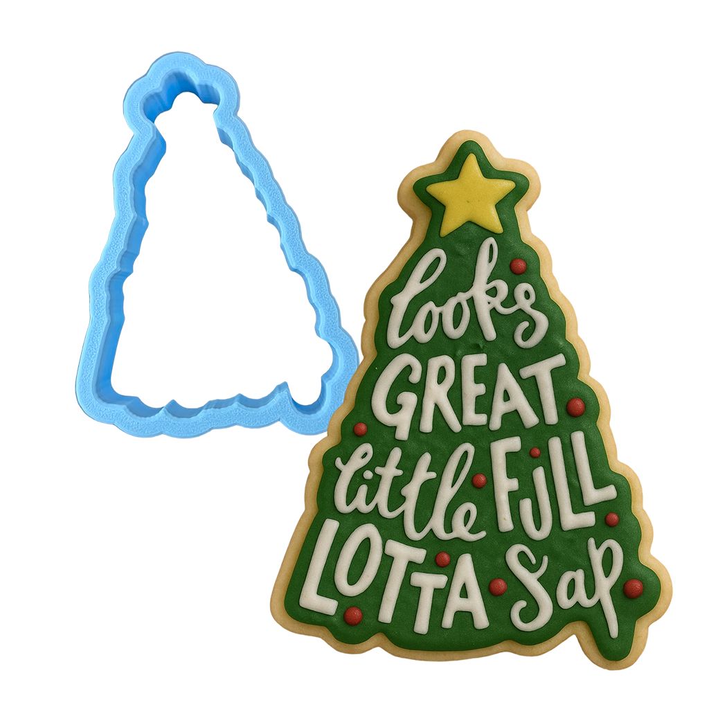 Little Full Lotta Sap Cookie Cutter | Stamp | Stencil #2 Xmas / Winter / NYE Cookie Cutter Lady 
