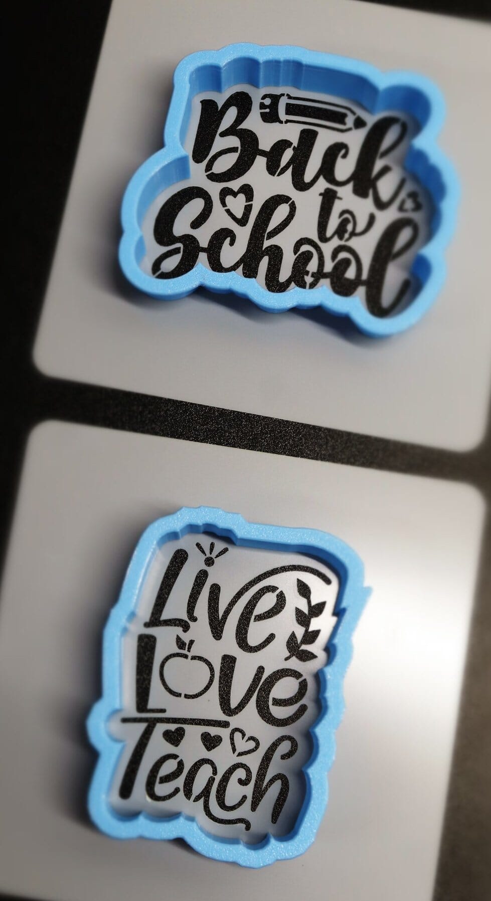 Live Love Teach Cookie Cutter | Stamp | Stencil #1 School / Grad Cookie Cutter Lady 