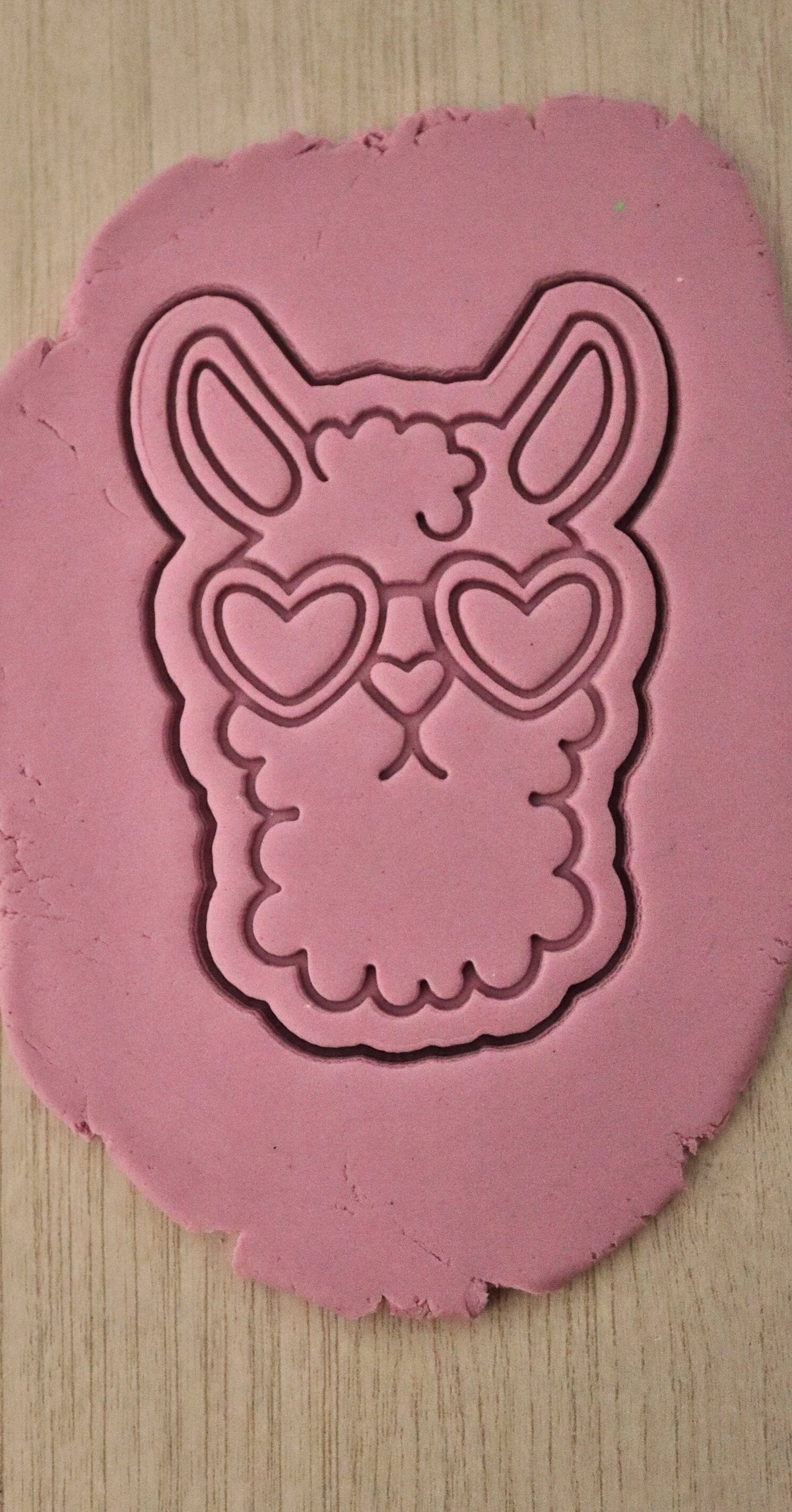Llama with Sunglasses Cookie Cutter | Stamp | Stencil #1 Animals & Dinosaurs Cookie Cutter Lady 