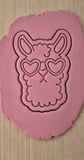 Llama with Sunglasses Cookie Cutter | Stamp | Stencil #1 Animals & Dinosaurs Cookie Cutter Lady 