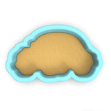 a cookie in the shape of a cloud