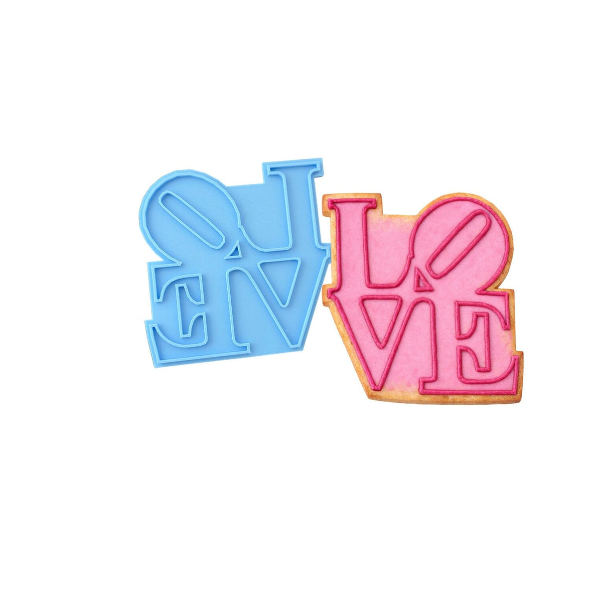Love Cookie Cutter | Stamp | Stencil #1 Wedding / Baby / V Day Cookie Cutter Lady MINI - 2 Inches (5cm) Stamp ONLY 