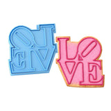 Love Cookie Cutter | Stamp | Stencil #1 Wedding / Baby / V Day Cookie Cutter Lady MINI - 2 Inches (5cm) **BUNDLE** Cutter + Stamp 