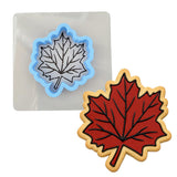 Maple Leaf Cookie Cutter | Stamp | Stencil #2 Halloween / Fall Cookie Cutter Lady 