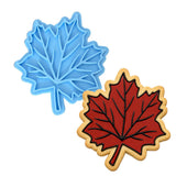 Maple Leaf Cookie Cutter | Stamp | Stencil #2 Halloween / Fall Cookie Cutter Lady MINI - 2 Inches (5cm) Stamp ONLY 