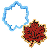 Maple Leaf Cookie Cutter | Stamp | Stencil #2 Halloween / Fall Cookie Cutter Lady MINI - 2 Inches (5cm) Cookie Cutter ONLY (Outline) 