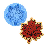 Maple Leaf Cookie Cutter | Stamp | Stencil #2 Halloween / Fall Cookie Cutter Lady MINI - 2 Inches (5cm) **BUNDLE** Cutter + Debosser 