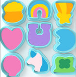 Marshmallow Charm Set of 9 Letters/ Numbers/ Shapes Cookie Cutter Lady 