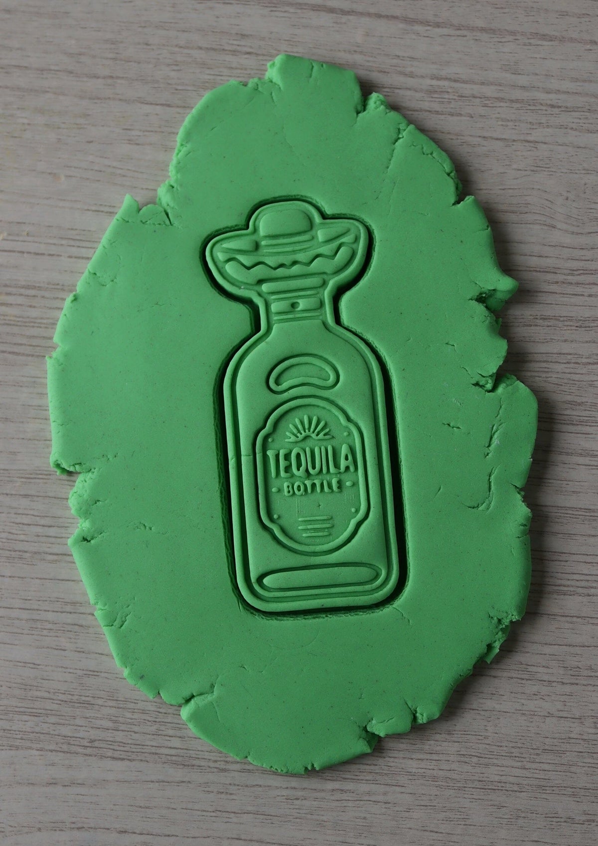 Mexican Booze Bottle Cookie Cutter | Stamp | Stencil - SHARP EDGES - FAST Shipping - Choose Your Own Size! #1 Cookie Cutter Lady 