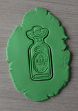 Mexican Booze Bottle Cookie Cutter | Stamp | Stencil - SHARP EDGES - FAST Shipping - Choose Your Own Size! #1 Cookie Cutter Lady 
