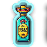 a bottle of tequila with a sombrero on top