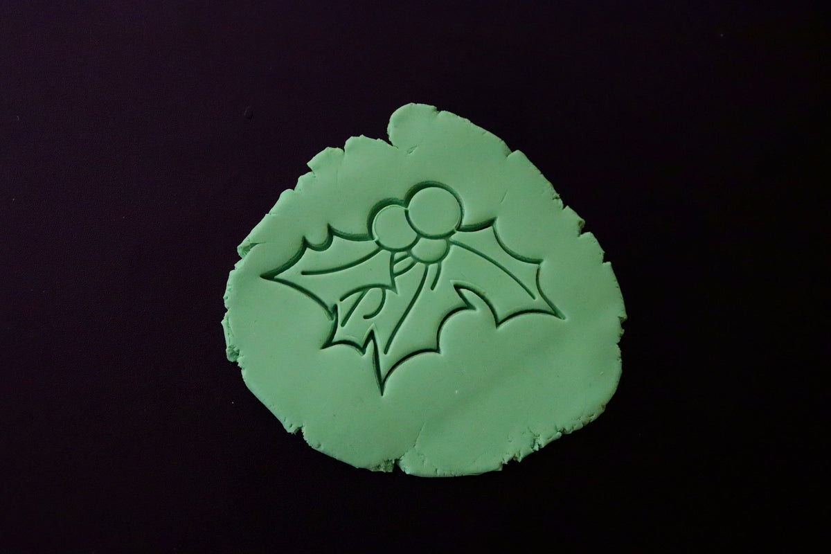 Mistletoe Cookie Cutter | Stamp | Stencil #1 Xmas / Winter / NYE Cookie Cutter Lady 