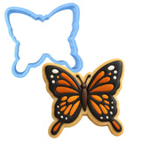 Monarch Butterfly Cookie Cutter | Stamp | Stencil #1 Easter / Spring / Flower Cookie Cutter Lady MINI - 2 Inches (5cm) Cookie Cutter ONLY (Outline) 