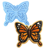 Monarch Butterfly Cookie Cutter | Stamp | Stencil #1 Easter / Spring / Flower Cookie Cutter Lady MINI - 2 Inches (5cm) Stamp ONLY 