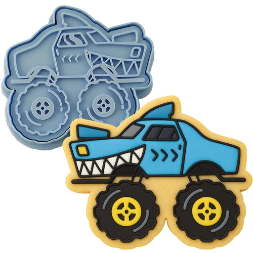 Monster Truck Cookie Cutter | Stamp | Stencil #2