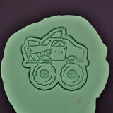 Monster Truck Cookie Cutter | Stamp | Stencil #2 Comic Book / Vehicles Cookie Cutter Lady 