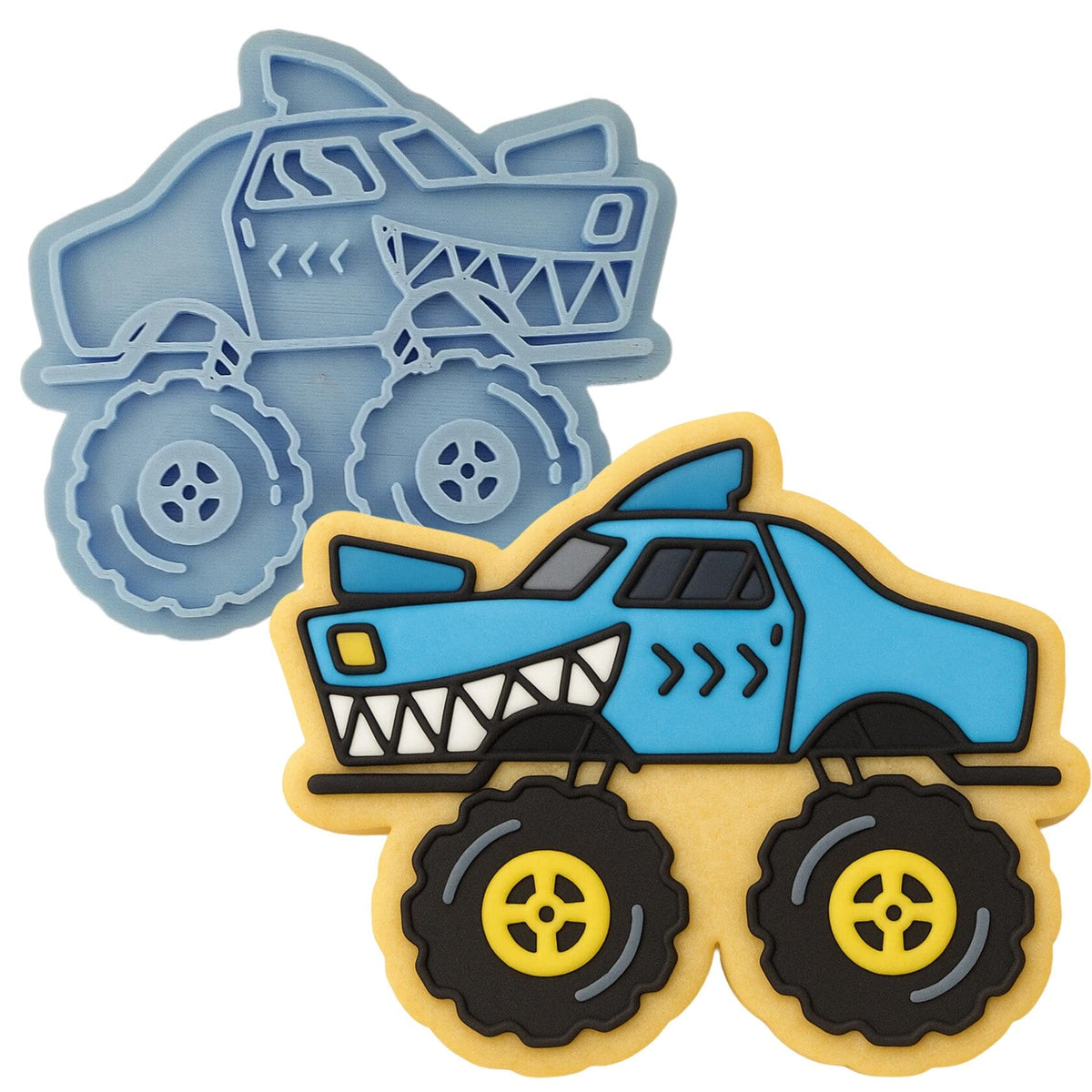 Monster Truck Cookie Cutter | Stamp | Stencil #2 Comic Book / Vehicles Cookie Cutter Lady 