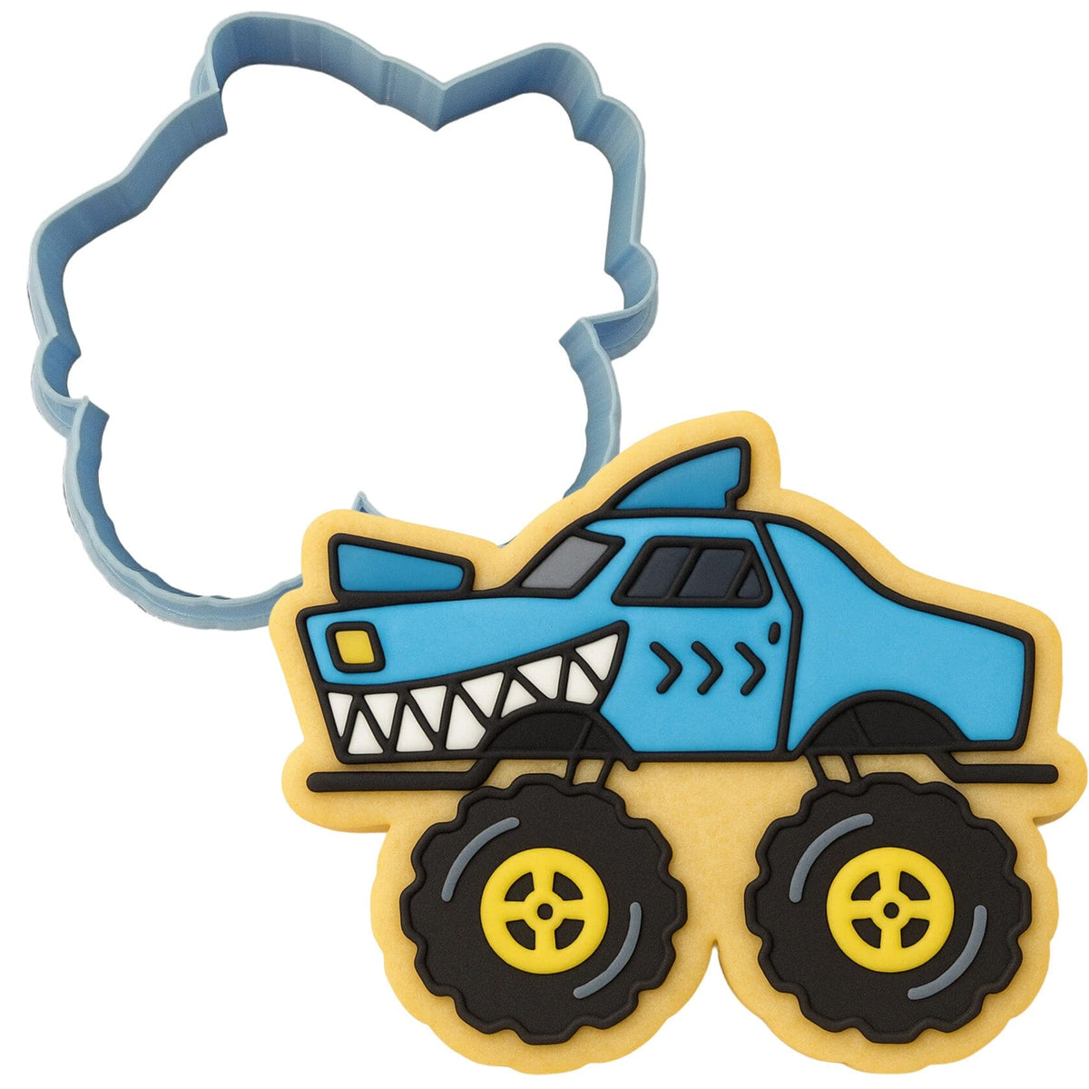 Monster Truck Cookie Cutter | Stamp | Stencil #2 Comic Book / Vehicles Cookie Cutter Lady 