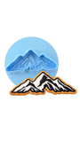 Mountain Range Cookie Cutter | Stamp | Stencil #2 Boys/ Army / Outdoorsman Cookie Cutter Lady MINI - 2 Inches (5cm) **BUNDLE** Cutter + Debosser 