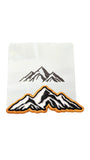 Mountain Range Cookie Cutter | Stamp | Stencil #2 Boys/ Army / Outdoorsman Cookie Cutter Lady MINI - 2 Inches (5cm) Stencil ONLY 