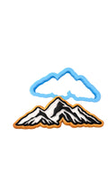 Mountain Range Cookie Cutter | Stamp | Stencil #2 Boys/ Army / Outdoorsman Cookie Cutter Lady MINI - 2 Inches (5cm) Cookie Cutter ONLY (Outline) 