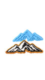 Mountain Range Cookie Cutter | Stamp | Stencil #2 Boys/ Army / Outdoorsman Cookie Cutter Lady MINI - 2 Inches (5cm) Stamp ONLY 