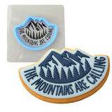 Mountains Are Calling Cookie Cutter | Stamp | Stencil #1 Boys/ Army / Outdoorsman Cookie Cutter Lady 
