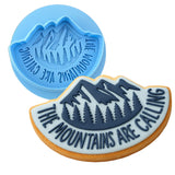 Mountains Are Calling Cookie Cutter | Stamp | Stencil #1 Boys/ Army / Outdoorsman Cookie Cutter Lady 