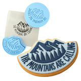 Mountains Are Calling Cookie Cutter | Stamp | Stencil #1 Boys/ Army / Outdoorsman Cookie Cutter Lady 