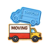 Moving Truck Cookie Cutter | Stamp | Stencil - SHARP EDGES - FAST Shipping - Choose Your Own Size! #1 Cookie Cutter Lady LITTLE - 3 Inches (7.62cm) **BUNDLE** Cutter + Stamp 