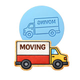 Moving Truck Cookie Cutter | Stamp | Stencil - SHARP EDGES - FAST Shipping - Choose Your Own Size! #1 Cookie Cutter Lady LITTLE - 3 Inches (7.62cm) Debosser ONLY 