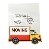 Moving Truck Cookie Cutter | Stamp | Stencil - SHARP EDGES - FAST Shipping - Choose Your Own Size! #1 Cookie Cutter Lady LITTLE - 3 Inches (7.62cm) Stencil ONLY 