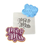 Mr. and Mrs. Cookie Cutter | Stamp | Stencil #1 Wedding / Baby / V Day Cookie Cutter Lady 