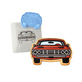 Muscle Car Cookie Cutter | Stamp | Stencil #1 Comic Book / Vehicles Cookie Cutter Lady 
