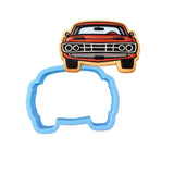 Muscle Car Cookie Cutter | Stamp | Stencil #1 Comic Book / Vehicles Cookie Cutter Lady MINI - 2 Inches (5cm) Cookie Cutter ONLY (Outline) 