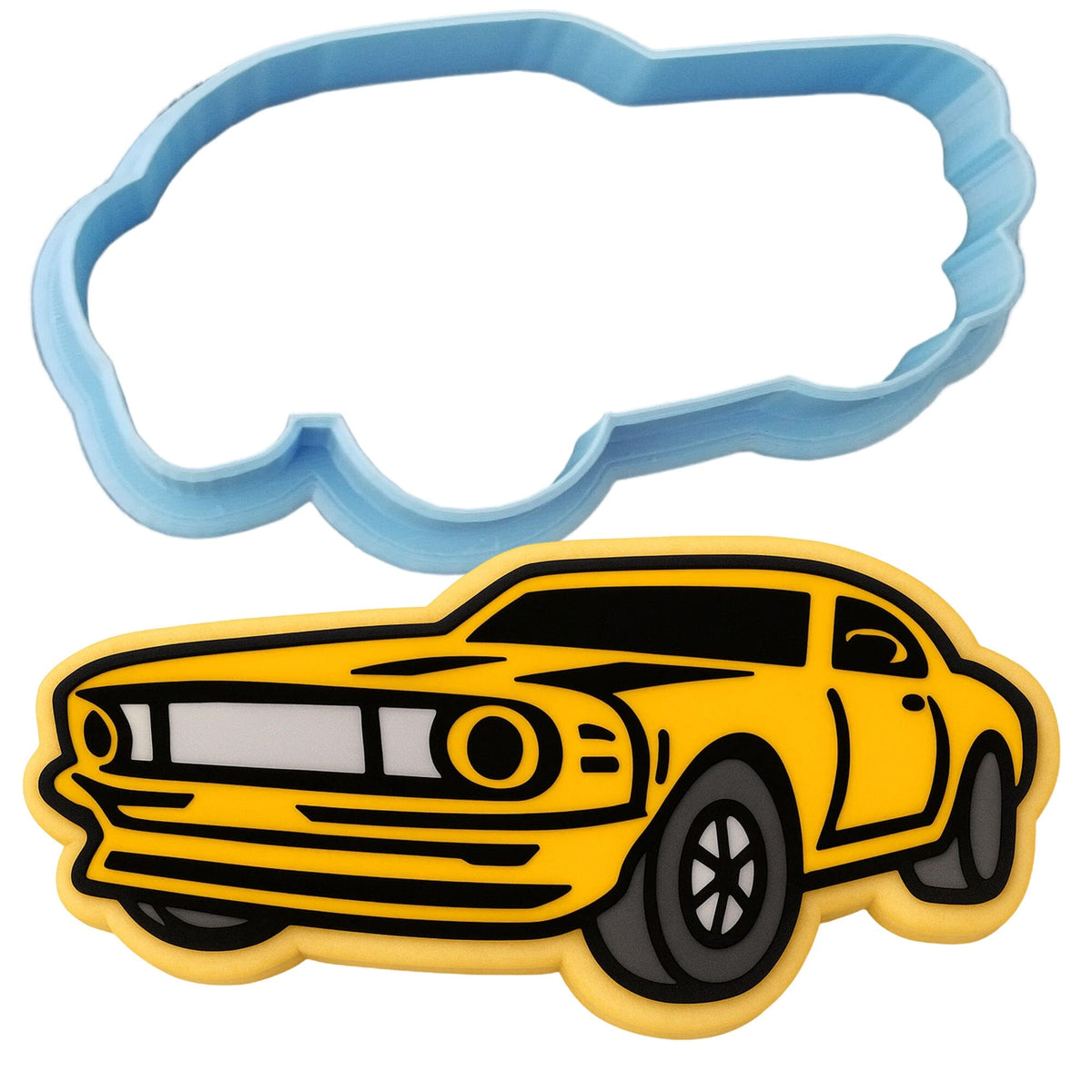 Muscle Car Cookie Cutter | Stamp | Stencil #2 Comic Book / Vehicles Cookie Cutter Lady 