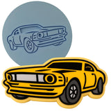 Muscle Car Cookie Cutter | Stamp | Stencil #2 Comic Book / Vehicles Cookie Cutter Lady 