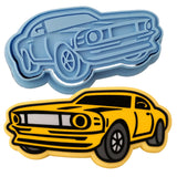 Muscle Car Cookie Cutter | Stamp | Stencil #2 Comic Book / Vehicles Cookie Cutter Lady 