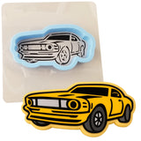Muscle Car Cookie Cutter | Stamp | Stencil #2 Comic Book / Vehicles Cookie Cutter Lady 