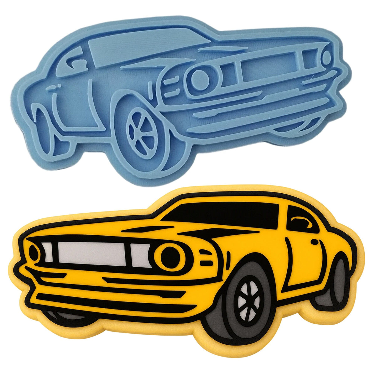 Muscle Car Cookie Cutter | Stamp | Stencil #2 Comic Book / Vehicles Cookie Cutter Lady 