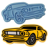 Muscle Car Cookie Cutter | Stamp | Stencil #2 Comic Book / Vehicles Cookie Cutter Lady 