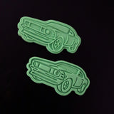 Muscle Car Cookie Cutter | Stamp | Stencil #2 Comic Book / Vehicles Cookie Cutter Lady 