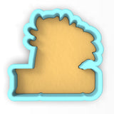 a cookie cutter shaped like the shape of a head