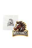 Mustangs Words 2 Cookie Cutter | Stamp | Stencil - SHARP EDGES - FAST Shipping - Choose Your Own Size! #1 Cookie Cutter Lady LITTLE - 3 Inches (7.62cm) Stencil ONLY 