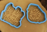 My Dog is My Valentine Cookie Cutter | Stamp | Stencil #1 Wedding / Baby / V Day Cookie Cutter Lady 