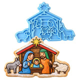 Nativity Scene 3c Cookie Cutter | Stamp | Stencil - SHARP EDGES - FAST Shipping - Choose Your Own Size! #1 Cookie Cutter Lady LITTLE - 3 Inches (7.62cm) Stamp ONLY 